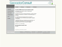 Tablet Screenshot of georadarconsult.de